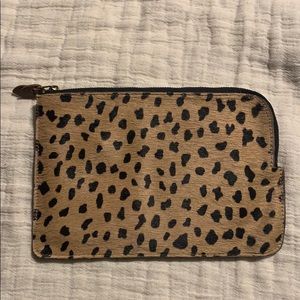 Madewell Calf Hair Pouch / Clutch